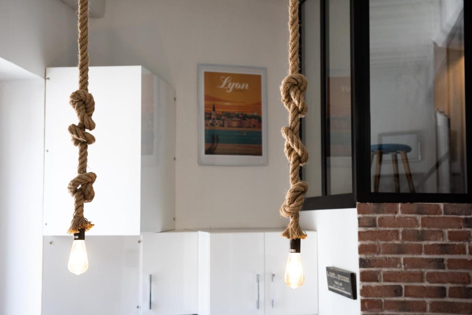Appartement Le Ferratière - Moderne industriel du Vieux Lyon Extérieur photo